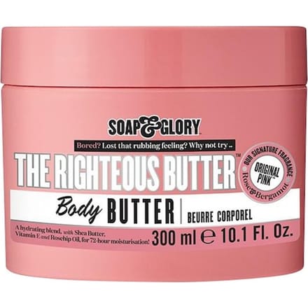 Soap & Glory Vochtinbrenger De Righteous Butter Hydraterende Body Bodybutter Dames 300 ml