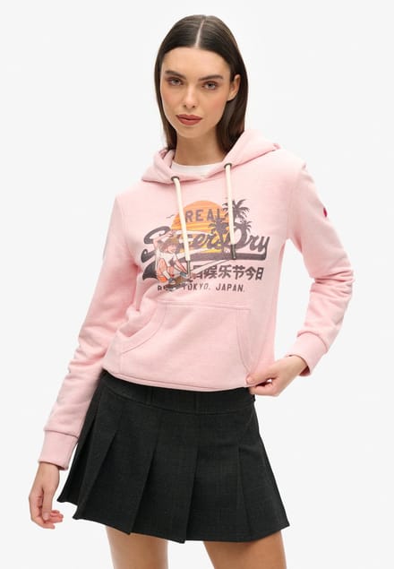 Superdry - LA Graphic hoodie - Dames - Hoodies
