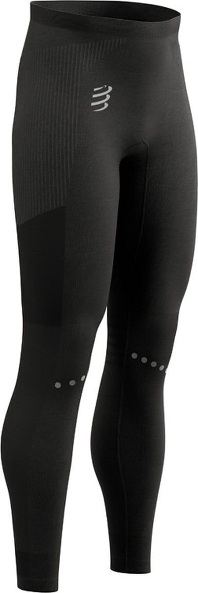 Compressport | Winter Running Legging | Heren | Zwart | | L -