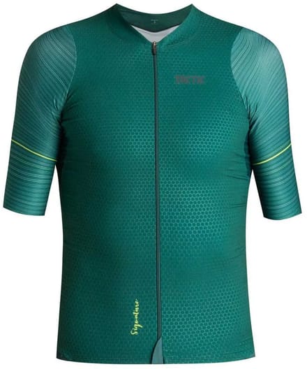 Tactic Signature Korte Mouw Wielertrui Groen L Man