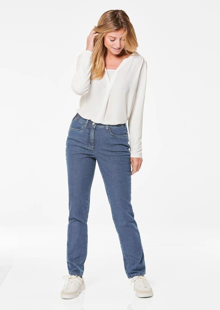 Smalle jeans LOUISA COMFORT+ - lichtblauw - Gr. 52 van Goldner Fashion