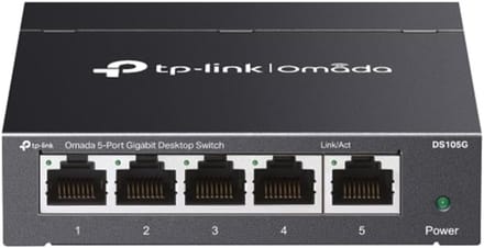 Netwerk Switch - Gigabit Hub - Snelle Internet Verbinding - Vijf Poorten - Desktop Formaat - Wit