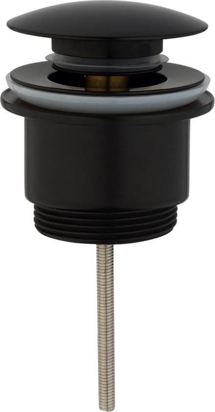 Diamond Line - Afvoerplug Zwart - Clickwaste - Ø 63mm