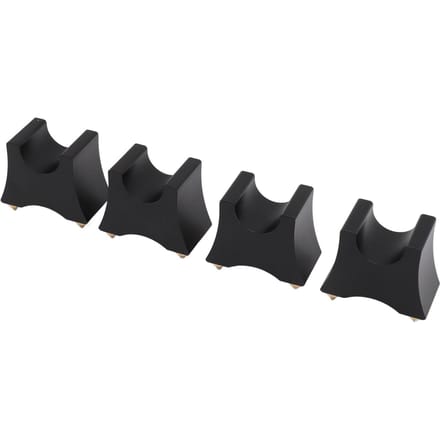 HiFi Kabel Spike Stand Schokabsorberend Verstelbare Aluminiumlegering HiFi Draad Tray Houder voor Luidspreker zwart