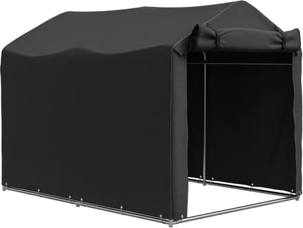Fietsenstalling Opbergschuur 160x218x172 cm Waterdicht Donkergrijs