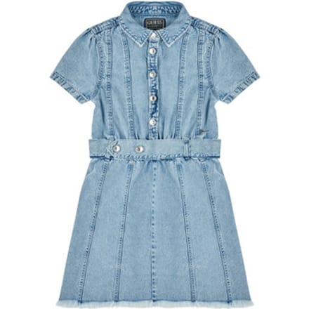Guess  Korte Jurk COTTON LIGHT DENIM
