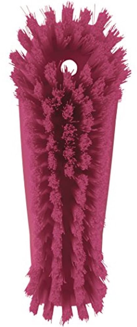 Grote Schuurborstel - Ergonomische Wasborstel met Harde Haren - 20 cm - Roze