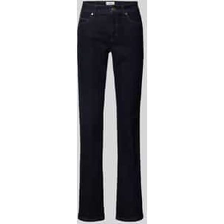 Bootcut jeans met labeldetails, model 'PARIS FLARED'