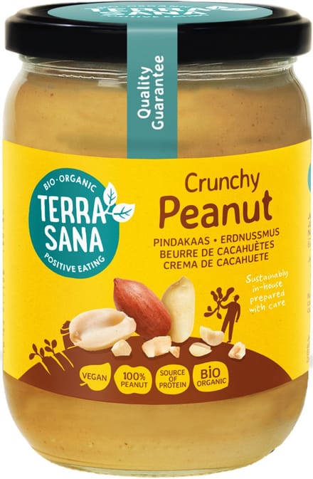 Terrasana Pindakaas Crunchy - 500 gram