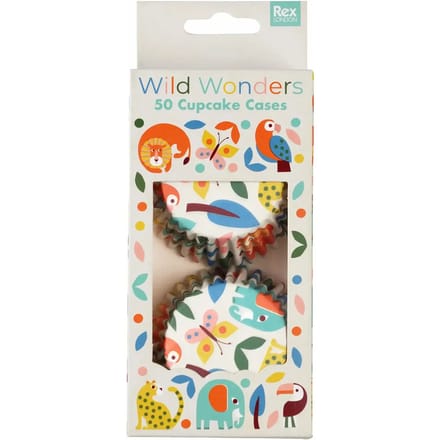 Cupcake vorm Rex London Wild Wonders (x50)