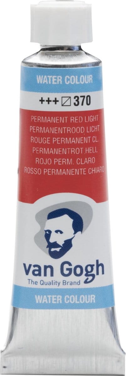 Van Gogh Aquarelverf Tube 10 ml Permanentrood Licht 370