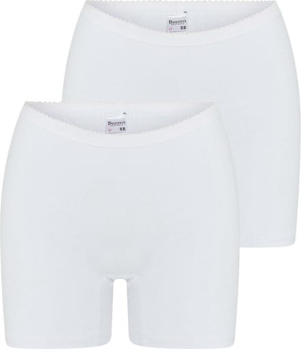Beeren Softly dames boxershorts - 2-pack - Maat L - Wit