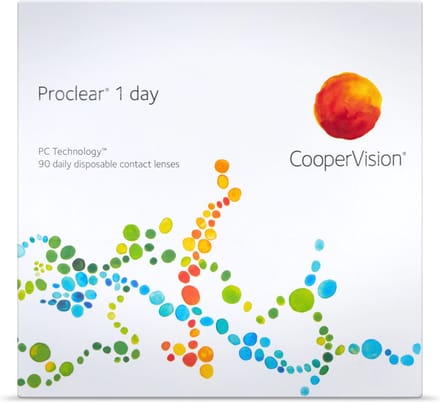 +5.00 - Proclear® 1 day - 90 pack - Daglenzen - BC 8.70 - Contactlenzen