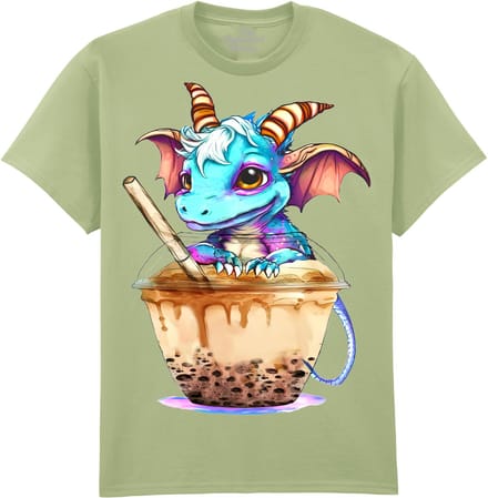 Draak Boba Tea Dragon The Coloured House T-shirt S