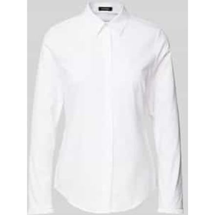 Regular fit overhemdblouse met blinde knoopsluiting