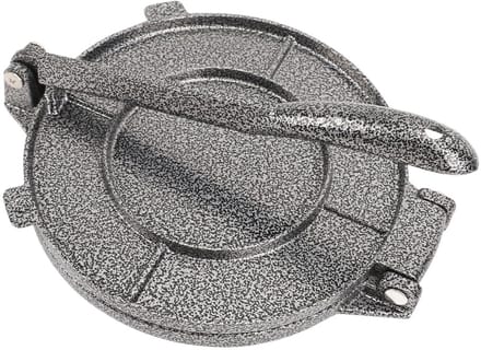 Tortilla Pers - Taco Maker Roti - Thuis Koken - Duurzame Aluminiumlegering - 20x16 Cm - Grijs