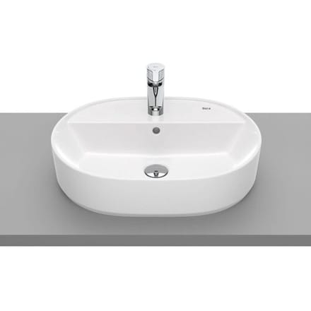 Roca The Gap countertop washbasin, oval 55 cm A3270Y0000
