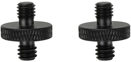 Dailygoods - M6 naar 1/4 inch 20 Buitendraad Converter Adapter Set van 2