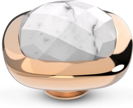 Melano Vivid Lined Steentje Howlite Rosé