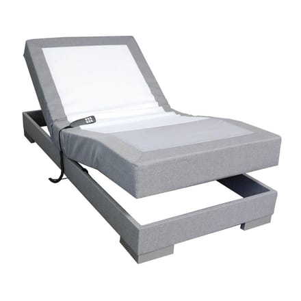 Slaaploods.nl Single - Elektrisch Boxspring Onderstel - 100x200x40 cm - Grijs