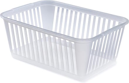 Whitefurze Medium opbergmand 37 cm | transparant