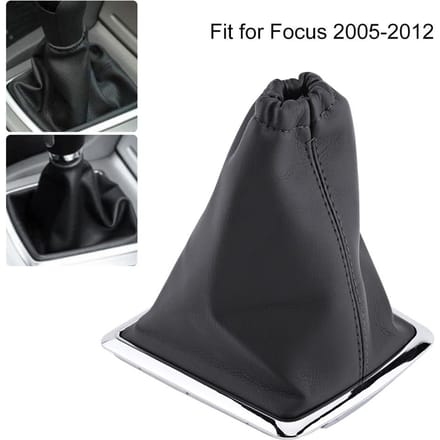 Auto Versnellingspook Gaiter Boot PU Leer Stofhoes Vervanging voor Ford Focus 20052012 gray