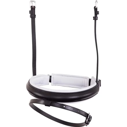 Leren Paardenneusriem, groot, gebogen BR Equitation Pull-back