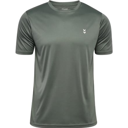 Hummel Pulse Training T-Shirt Heren - Castor Gray | Maat: L