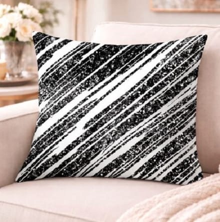 Black & White Living Collection Kussenhoes - 45 x 45 cm