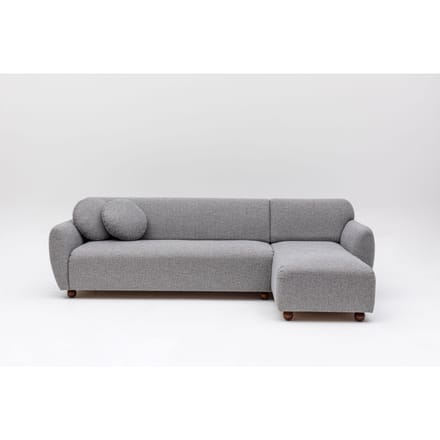Hoekbank Eddy rechts bouclé | Atelier Del Sofa