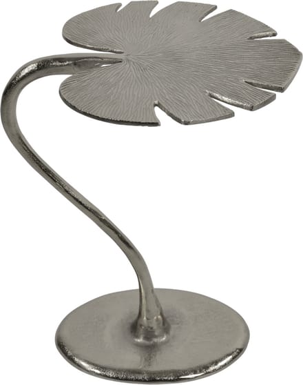 Monstera bijzettafel zilver 48cm