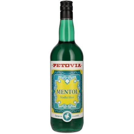 Petovia MENTOL Aromatiziran Sladki Liker 22% Vol. 1l
