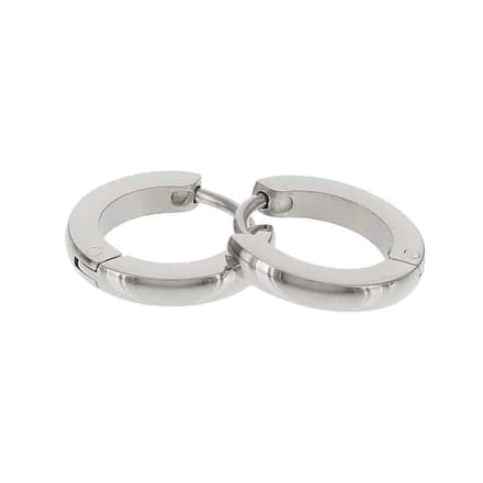 Kalli edelstalen Oorbel 1829 Zilver 12mm