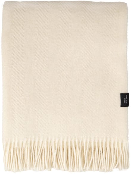WOOOL Plaid - Manhattan (Creme) - 140x200cm - 100% Wol