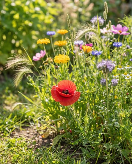 Bloemen Voor Vogels Zaden Eenjarig Bloemenmengsel Strooidoos 15m²