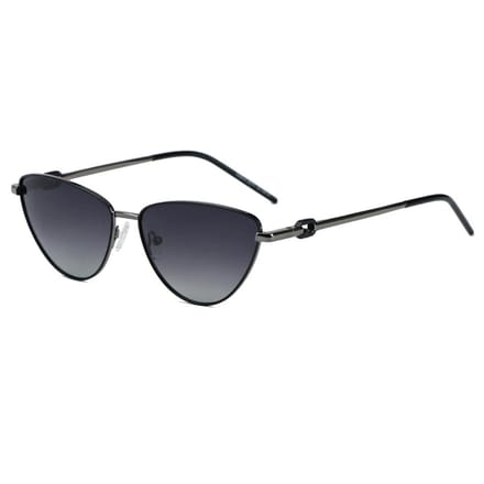 BUGOLINI Aurore – Gepolariseerde Cat Eye Zonnebril - Met UV400-bescherming – Donker Grijs Frame