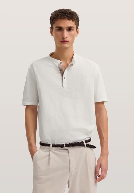 Bugatti Herren Poloshirt met opstaande kraag