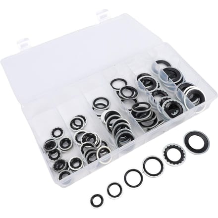 85 STKS AC     Rondellen Kit 6 Maten AC Systeem   Pakking   Assortiment Set ID 8mm-17.5mm