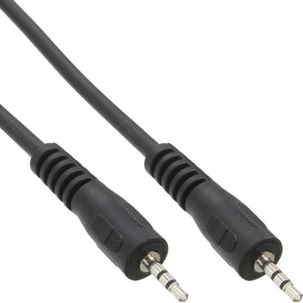 2,5mm Jack stereo audio kabel - 1 meter