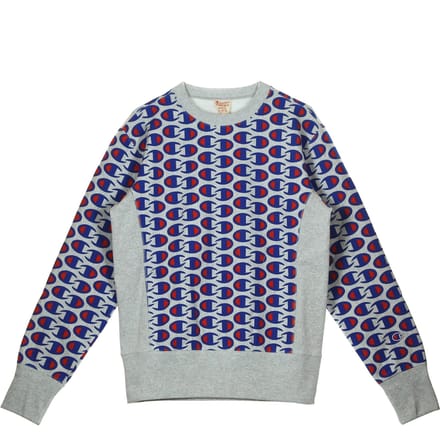 Herensweater met ronde hals