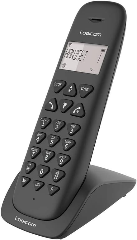 Draadloze DECT Telefoon Zwart met Groot Bereik en Handsfree Functie