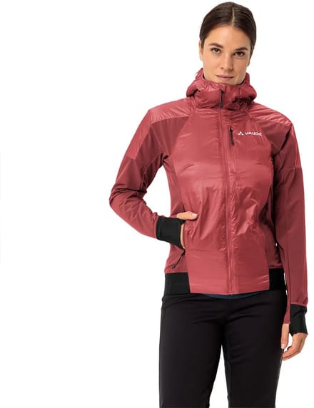 Vaude Larice Wool Jas Rood 36 Vrouw