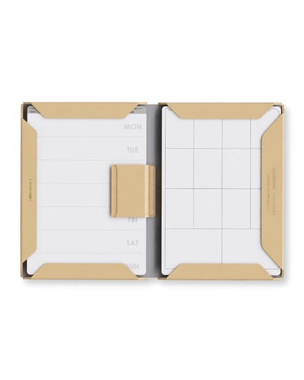 ModularNotebook Folder A4 Microfiber Leather; KHAKI