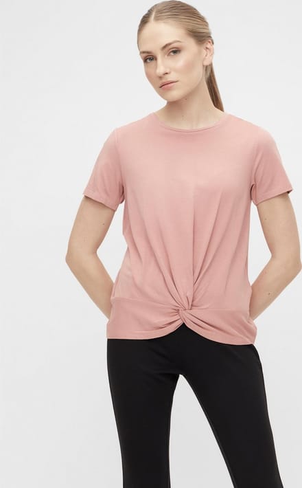 Object T-shirt Objstephanie S/s Top Noos 23034453 Ash Rose Dames Maat - XS