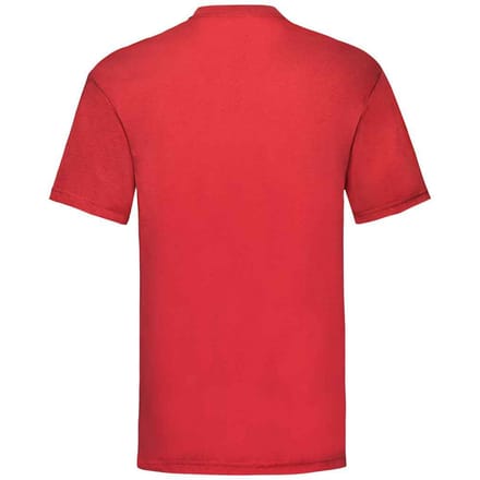 Fruit of the Loom Heren Valueweight T-Shirt (Rood)