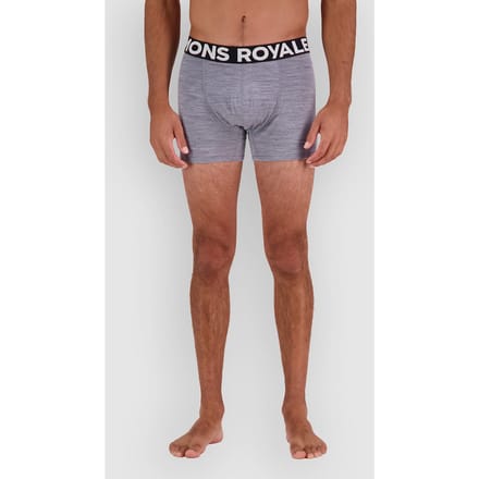 Mons Royale Merino Hold 'Em Shorty Boxershorts grijs