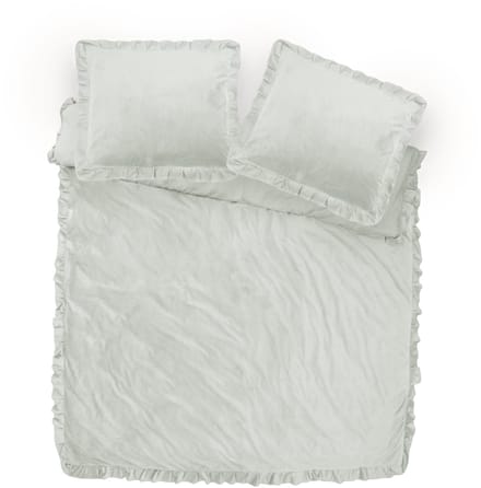 Sleeptime dekbedovertrek Velvet Ruffles Cappuccino Wit 140 x 220 cm
