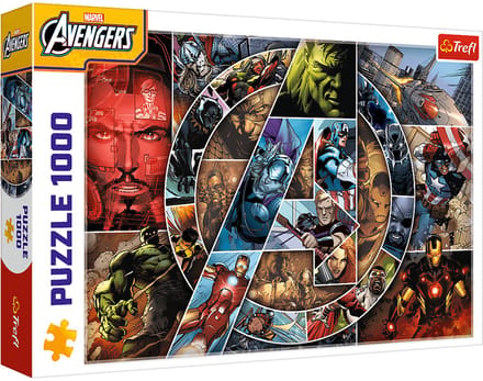 Trefl puzzel Avengers - 1000 stukjes Marvel superhelden.