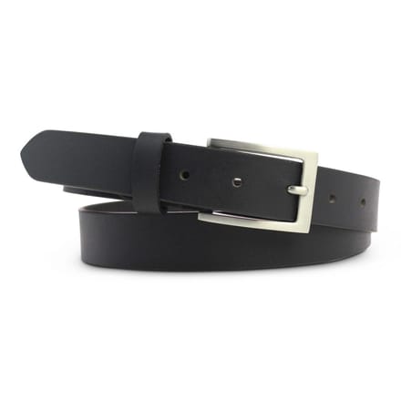 Safekeepers Broekriem - Glad 3 cm - 105 taille -  Leer zwart