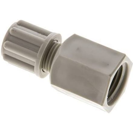 6x4mm & G1/4'' PP Rechte Knelfitting Binnendraad 10bar